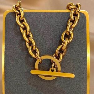 New! Florida Gold Think OT 18K Gold Plated Bracelet